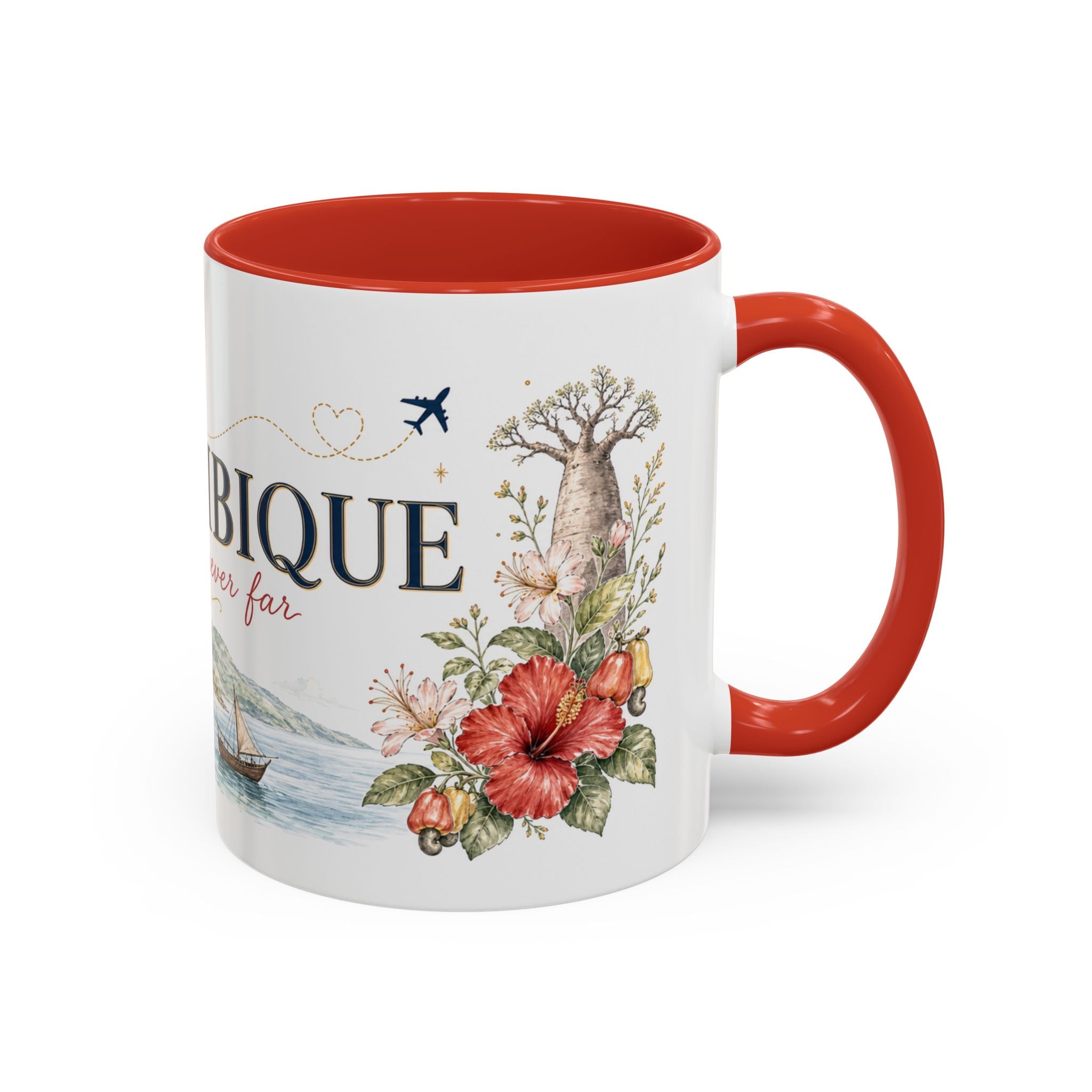 Mozambique Home Country Mug | Moving Away Gift | Long Distance Friendship | 11 oz 15 oz Accent Mug