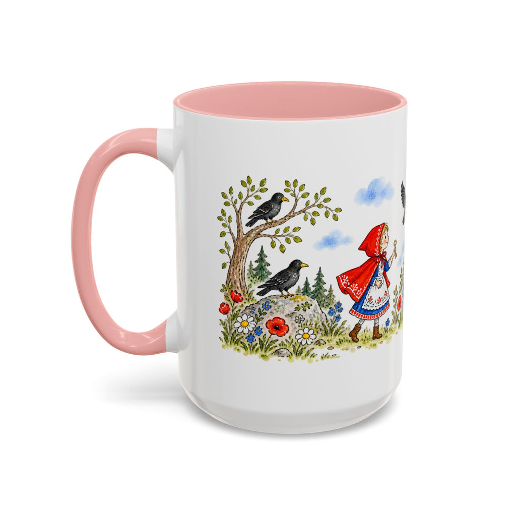The Seven Ravens Mug | Storybook Fairy Tale Accent Coffee Mug | EveryLegend