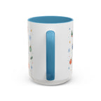 Christmas Ornament Mug | Snowflake Watercolor Holiday Gift | Accent Cup 11oz 15oz