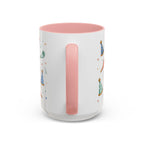 New Year Party Mug | Balloon Popper Watercolor Celebration Gift | Accent Cup 11oz 15oz