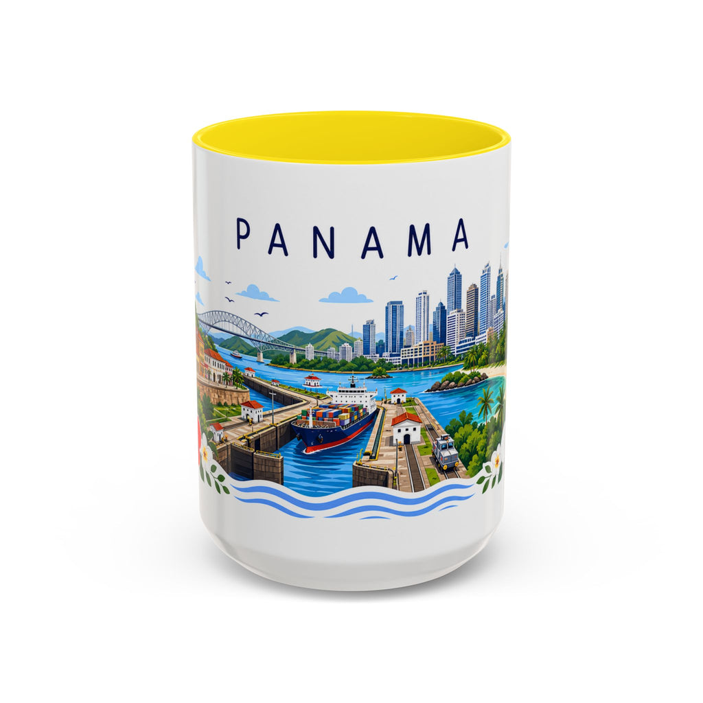 Panama Coffee Mug | Travel Souvenir Accent Mug | Place Gift Ceramic Cup 11oz 15oz