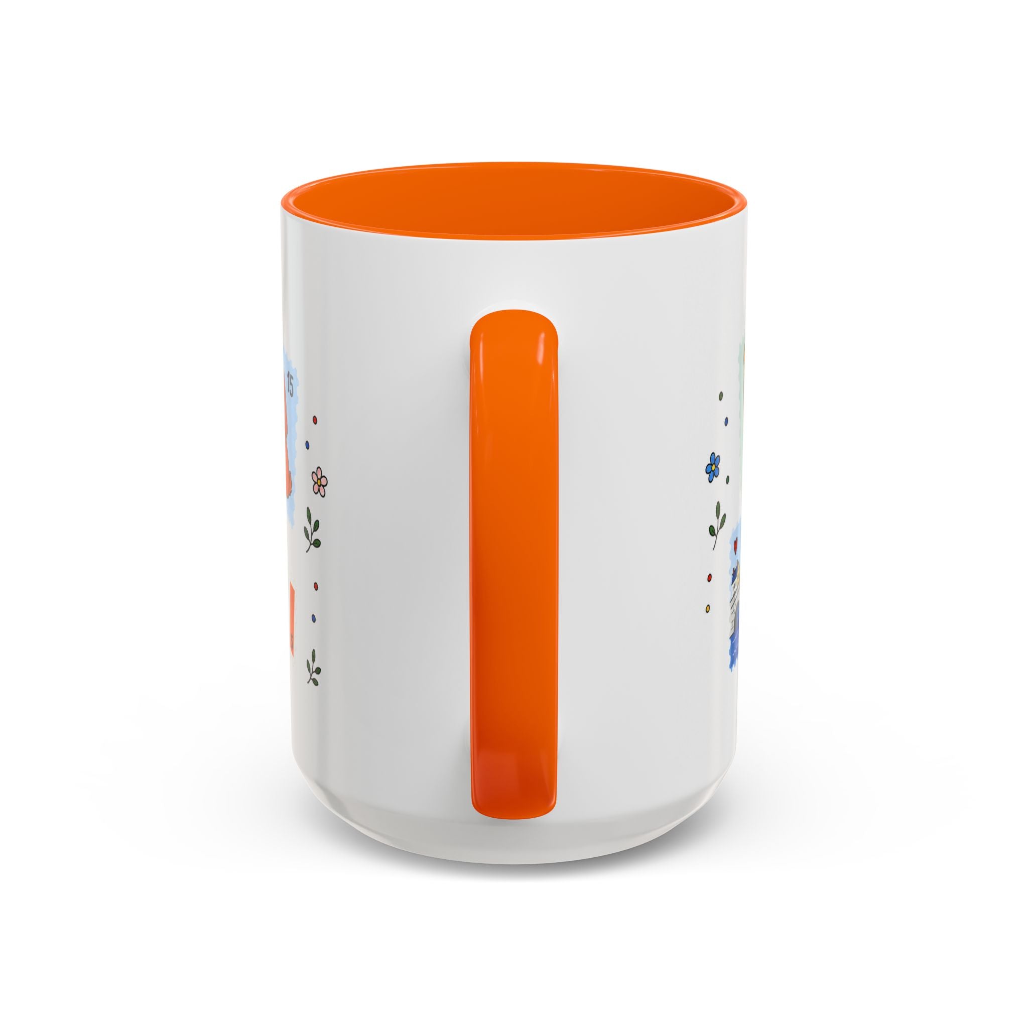 Dublin Coffee Mug | Postage Stamp Collage Mug | Travel Souvenir Accent Cup 11oz 15oz