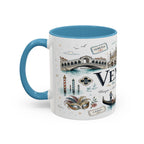 Venice Coffee Mug | Italy Souvenir Travel Gift | Accent Color Ceramic 11oz 15oz