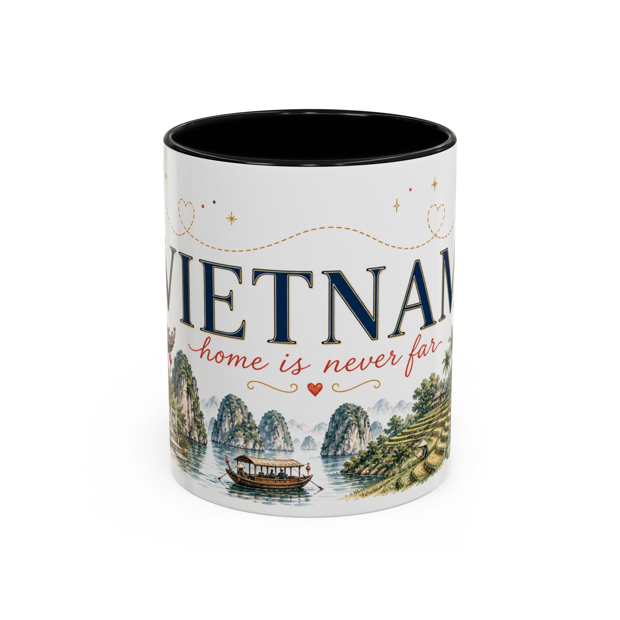 Vietnam Home Country Mug | Moving Away Gift | Long Distance Friendship | 11 oz 15 oz Accent Mug