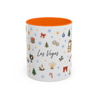 Las Vegas Christmas Mug | Watercolor City Souvenir, Travel Memories (11oz, 15oz)