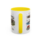 Hawaii Volcanoes National Park Coffee Mug | Hawaii Big Island Lava Volcano Gift | Accent Color Ceramic 11oz 15oz