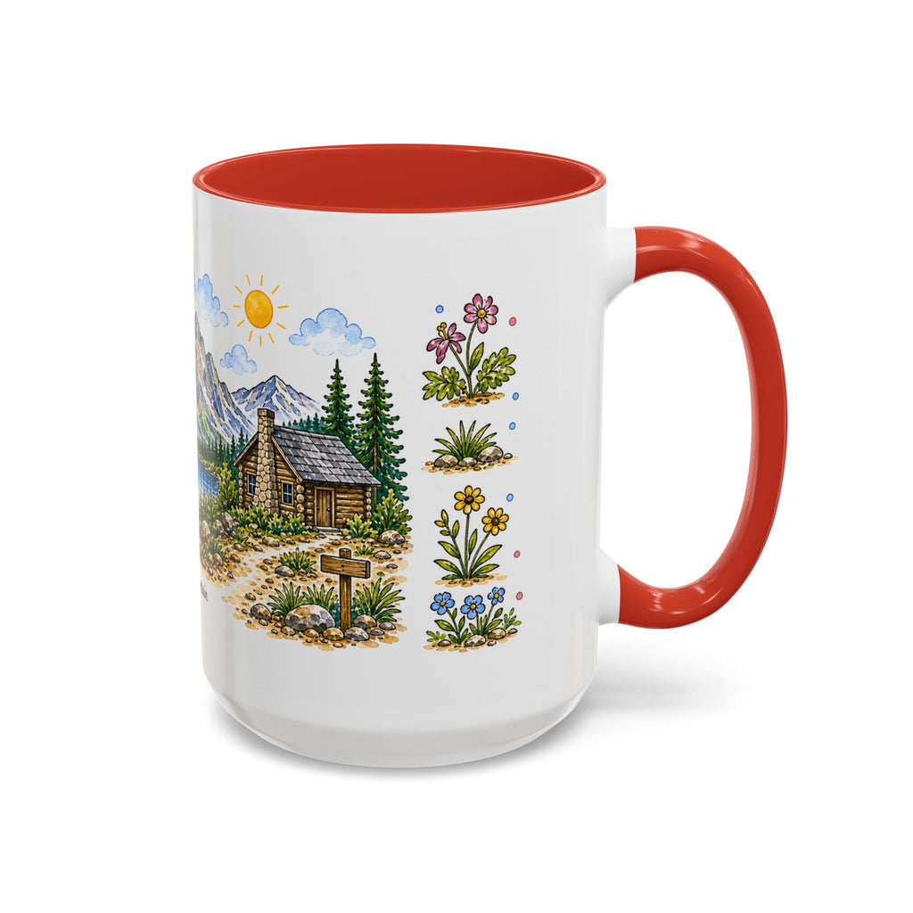 Rocky Mountain National Park Mug | US Travel Souvenir Accent Coffee Mug | 11oz 15oz Ceramic Cup