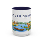 South Sudan Coffee Mug | Travel Souvenir Accent Mug | Country Gift Ceramic Cup 11oz 15oz