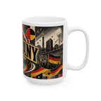 Germany Soccer Spirit Coffee Mug | Soccer Fan Gift | Ceramic 11oz 15oz Match Day Cup