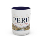 Peru Home Country Mug | Moving Away Gift | Long Distance Friendship | 11 oz 15 oz Accent Mug