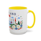 Switzerland Coffee Mug | Travel Souvenir Accent Mug | Country Gift Ceramic Cup 11oz 15oz