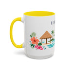 Punta Cana Coffee Mug | Dominican Republic Travel Souvenir | Porcelain Decal City Gift | 11oz 15oz Accent Mug