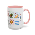 Buenos Aires Coffee Mug | Postage Stamp Collage Mug | Travel Souvenir Accent Cup 11oz 15oz