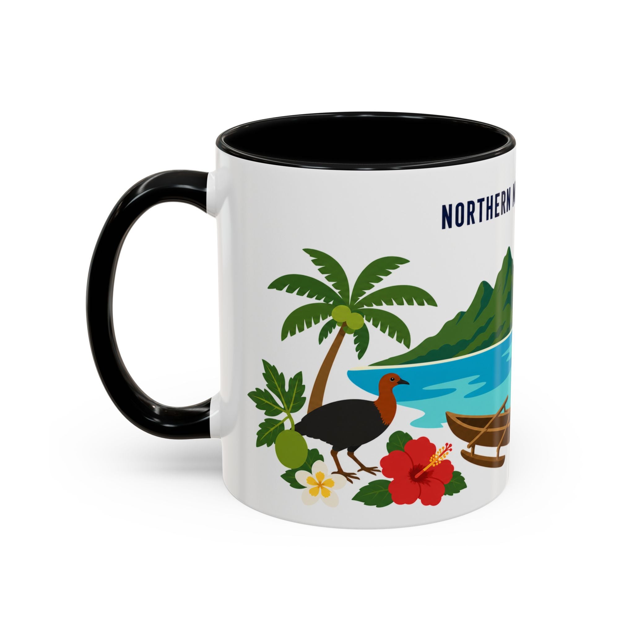 Northern Mariana Islands Coffee Mug | Travel Souvenir Accent Mug | Country Gift Ceramic Cup 11oz 15oz