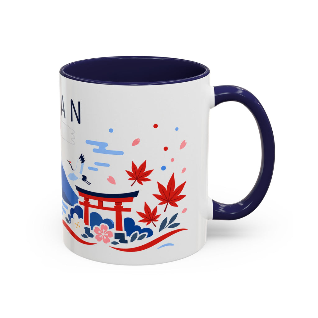 Japan Coffee Mug | Travel Souvenir Accent Mug | Country Gift Ceramic Cup 11oz 15oz