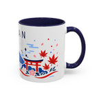 Japan Coffee Mug | Travel Souvenir Accent Mug | Country Gift Ceramic Cup 11oz 15oz