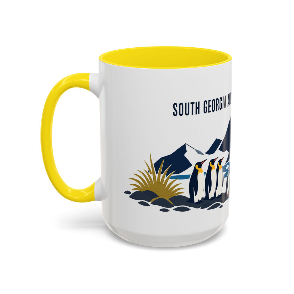 South Georgia and South Sandwich Islands Coffee Mug | Travel Souvenir Accent Mug | Country Gift Ceramic Cup 11oz 15oz