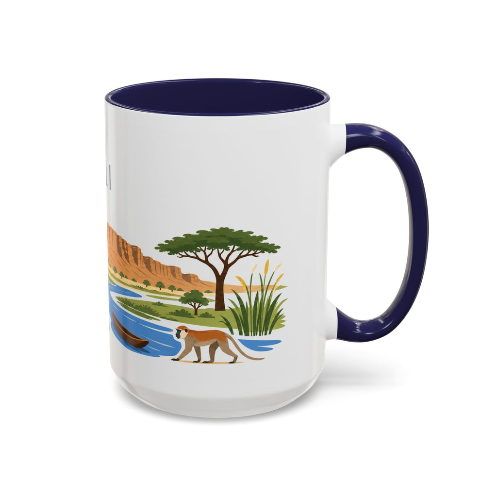 Mali Coffee Mug | Travel Souvenir Accent Mug | Country Gift Ceramic Cup 11oz 15oz