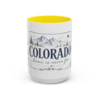 Colorado State Mug | Rocky Mountain Botanical Design | Moving Away Gift