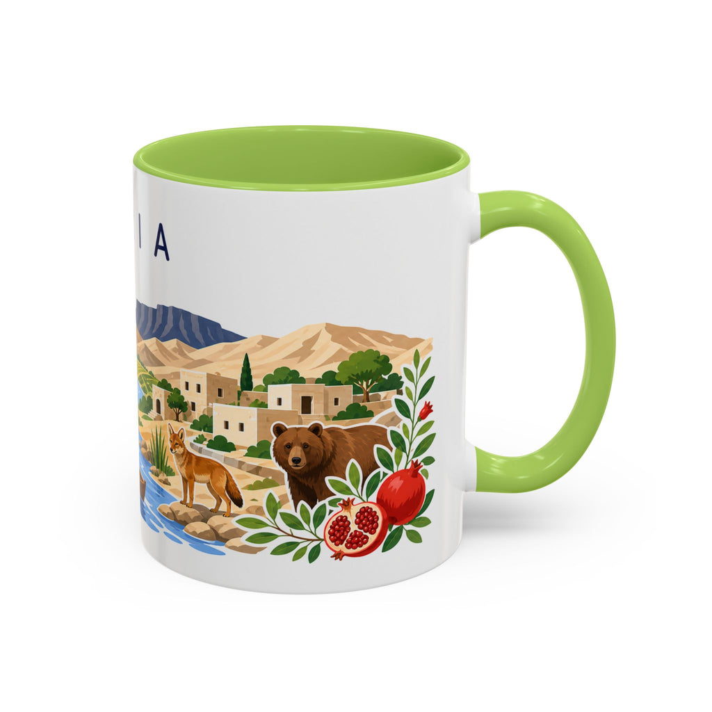 Syria Coffee Mug | Travel Souvenir Accent Mug | Country Gift Ceramic Cup 11oz 15oz