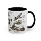 New River Gorge National Park Coffee Mug | West Virginia River Canyon Climbing Gift | Accent Color Ceramic 11oz 15oz