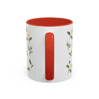 Georgia Sweetbay Magnolia Mug, State Flower Floral Coffee Cup, 11oz Botanical Gift