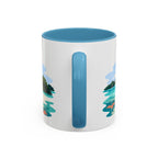 Biscayne National Park Coffee Mug | Solid Color Block Park Souvenir | 11oz 15oz Accent Mug