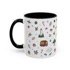 San Francisco Christmas Mug | Watercolor City Souvenir | Ceramic Coffee Cup