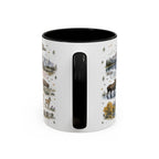 Grand Teton Coffee Mug | National Park Hiking Wyoming Gift | Accent Color Ceramic 11oz 15oz