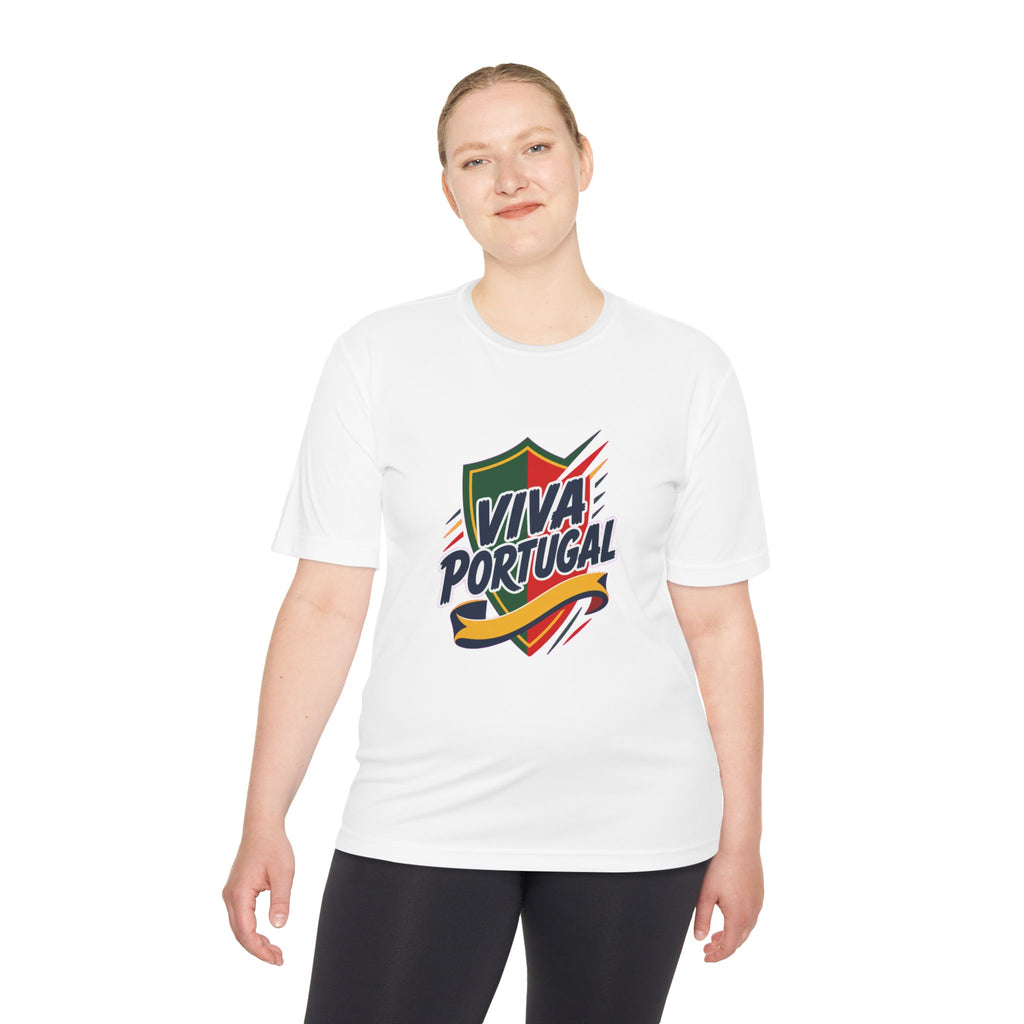Portugal Soccer T Shirt, Viva Portugal Tee, World Football Fan Shirt, Moisture Wicking Sport Tee
