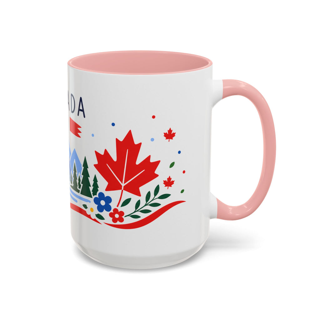 Canada Coffee Mug | Travel Souvenir Accent Mug | Country Gift Ceramic Cup 11oz 15oz