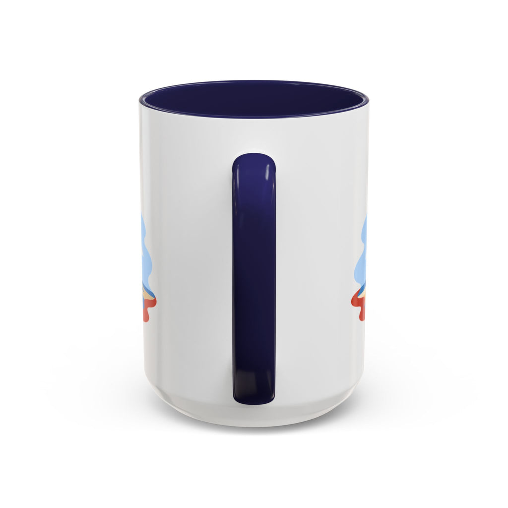 Mont Saint Michel Coffee Mug | Travel Destination Souvenir Gift | Accent Color Ceramic 11oz 15oz