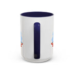 Mont Saint Michel Coffee Mug | Travel Destination Souvenir Gift | Accent Color Ceramic 11oz 15oz