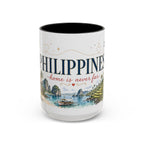Philippines Home Country Mug | Moving Away Gift | Long Distance Friendship | 11 oz 15 oz Accent Mug