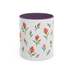 Wyoming Indian Paintbrush Mug, State Flower Floral Coffee Cup, 11oz Botanical Gift