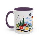 Germany Coffee Mug | Travel Souvenir Accent Mug | Country Gift Ceramic Cup 11oz 15oz