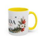 Canada Home Country Mug | Moving Away Gift | Long Distance Friendship | 11 oz 15 oz Accent Mug