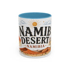 Namib Desert Coffee Mug | Travel Destination Souvenir Gift | Accent Color Ceramic 11oz 15oz