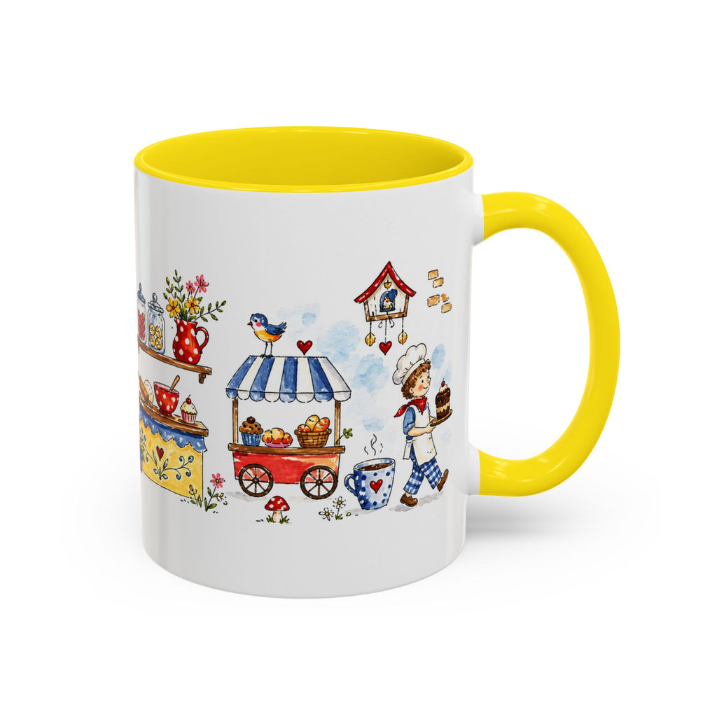 Cozy Bakery Village Mug | Storybook Pastry Accent Coffee Mug | EveryLegend
