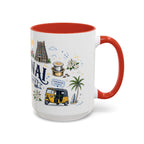 Chennai Coffee Mug | India Souvenir Travel Gift | Accent Color Ceramic 11oz 15oz