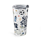 Soccer Sideline Mom 20oz Tumbler | Soccer Mom Gift | Insulated Stainless Steel Travel Cup