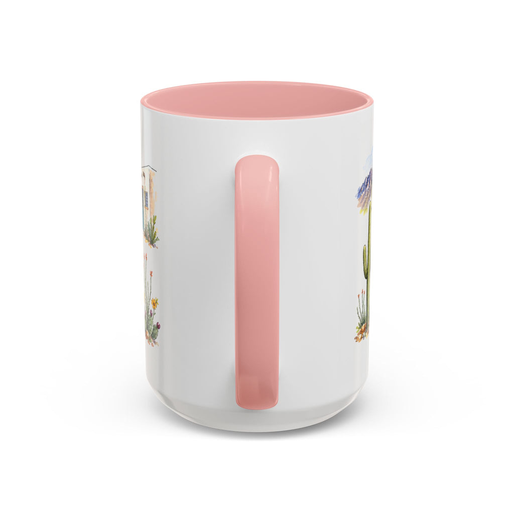 Tucson Illustrated Travel Mug | City Souvenir Accent Coffee Mug | 11oz 15oz Ceramic Cup