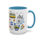 Munich Travel Mug | European City Souvenir Accent Coffee Mug | 11oz 15oz Ceramic Cup