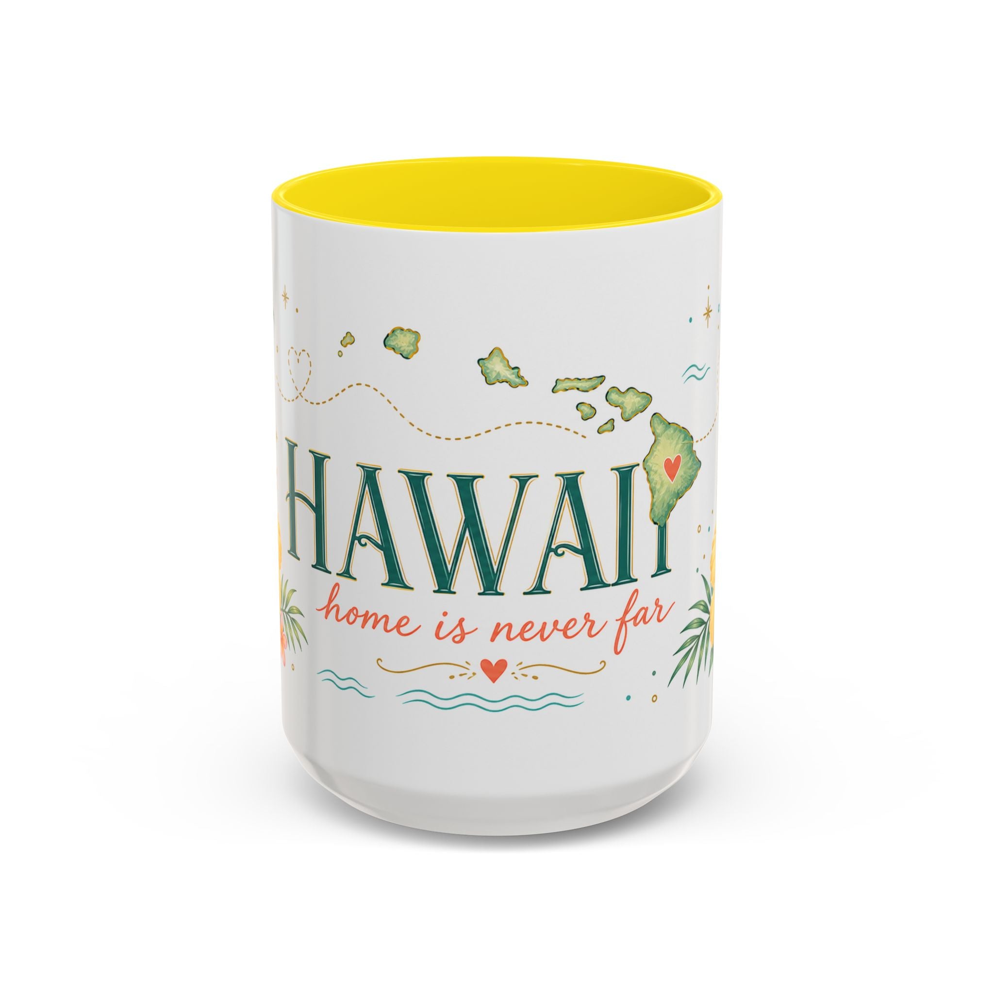Hawaii State Map Mug | Moving Away Gift | Long Distance Friendship Coffee Cup