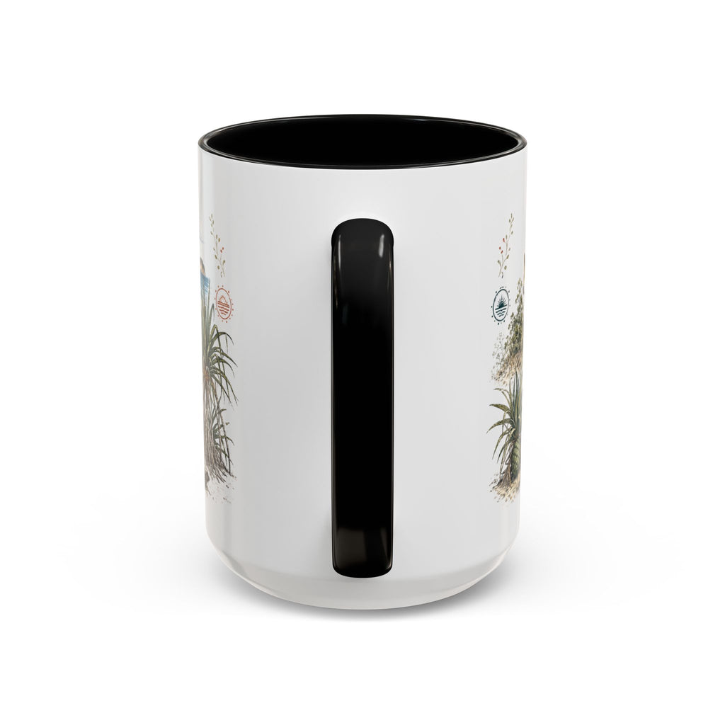 K'gari Mug, Australia Travel Souvenir, Bucket List Gift, Accent Ceramic Coffee Mug 11oz 15oz