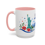 United States Coffee Mug | Travel Souvenir Accent Mug | Country Gift Ceramic Cup 11oz 15oz