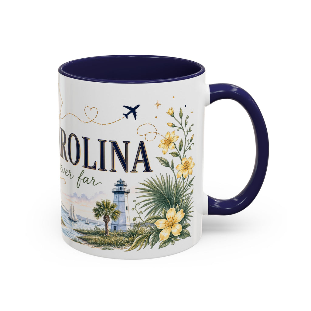 South Carolina State Mug | Botanical Map Accent Cup (11oz 15oz)