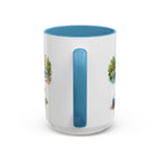 Charlotte Illustrated Travel Mug | City Souvenir Accent Coffee Mug | 11oz 15oz Ceramic Cup