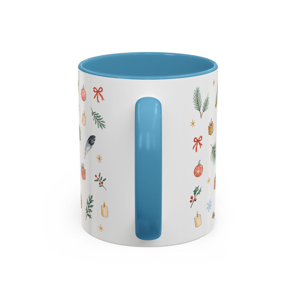 Arkansas Christmas Mug | Watercolor Travel Souvenir | Holiday Gift | Accent Ceramic Coffee Cup 11oz 15oz