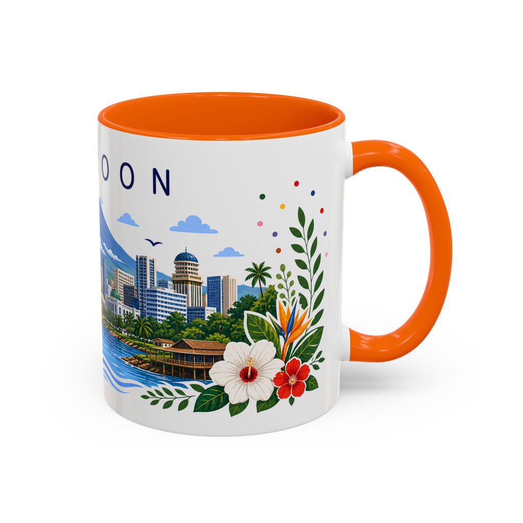 Cameroon Coffee Mug | Travel Souvenir Accent Mug | Place Gift Ceramic Cup 11oz 15oz